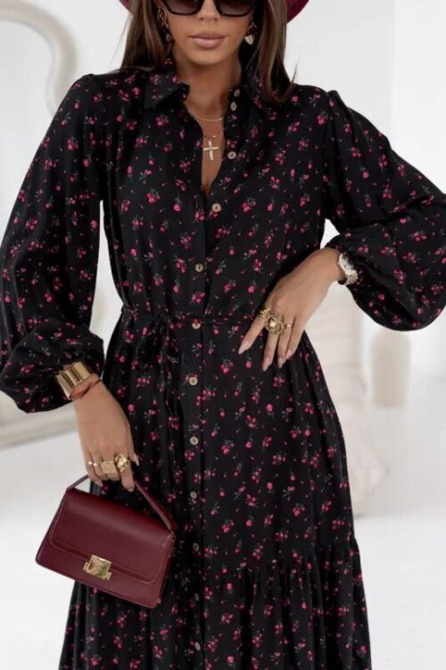 Sukienka maxi z wiskozy – Simplicity